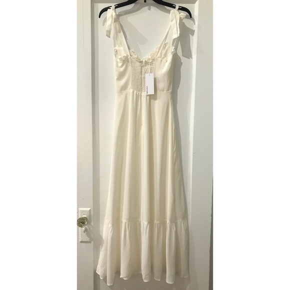 SOLD NWT Reformation Nikita dress in Ivory - Picture 7 of 8